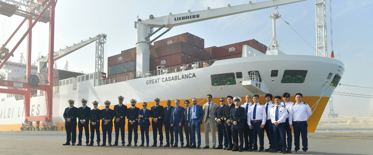 Maiden call for the Great Casablanca at “her” port