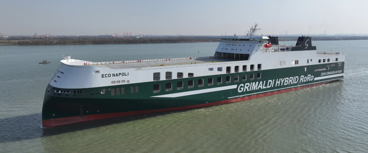 Il Gruppo Grimaldi prende in consegna la Eco Napoli