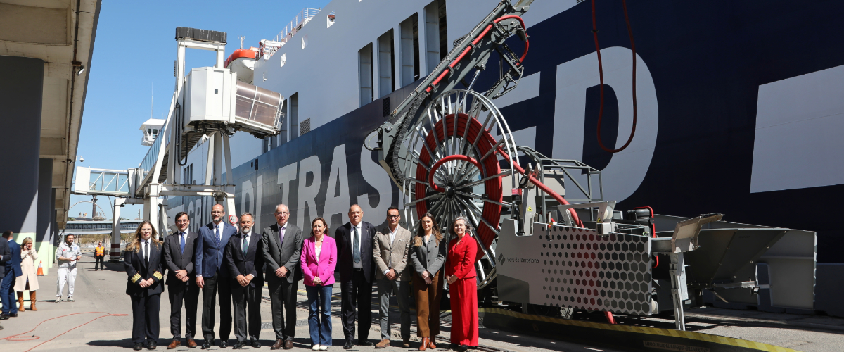 Shore power for Trasmed ferries at the Grimaldi terminal in Barcelona