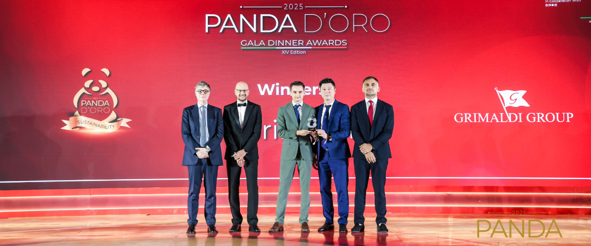 Glory renewed: the Grimaldi Group wins second Panda D'Oro Award for Sustainability