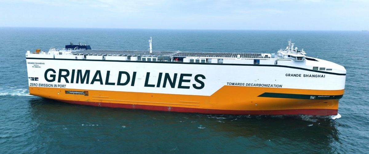 The Grimaldi Group takes delivery of the Grande Shanghai