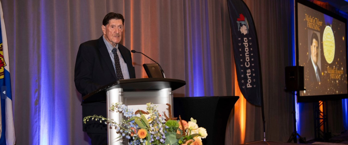 ACL: Canada’s Ports bestow Medal of Merit on Fritz King
