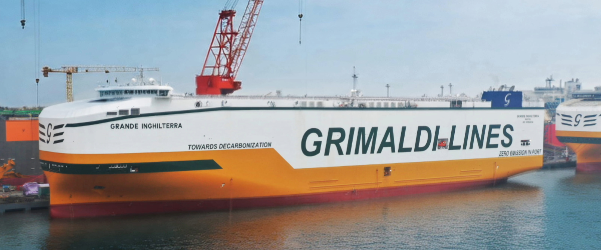 Another car carrier for Grimaldi: the Grande Inghilterra named and delivered