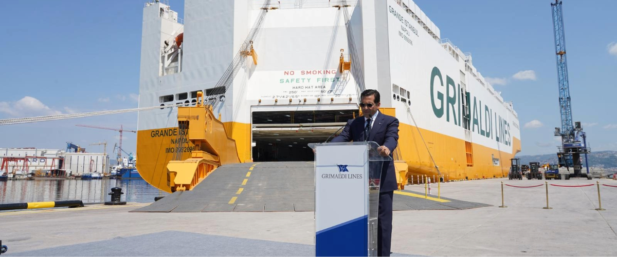 Grimaldi presenta in Turchia la nuova car carrier Grande Istanbul