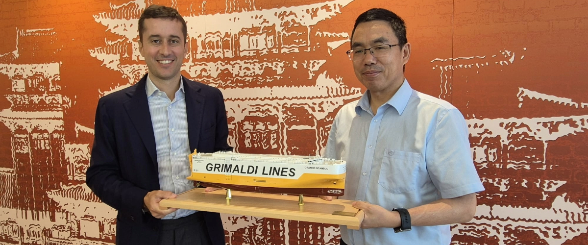 BYD recognizes Grimaldi's strategic role in global vehicle logistics