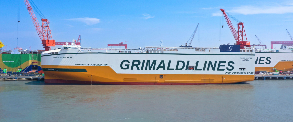 Grimaldi prende in consegna la Grande Pacifico