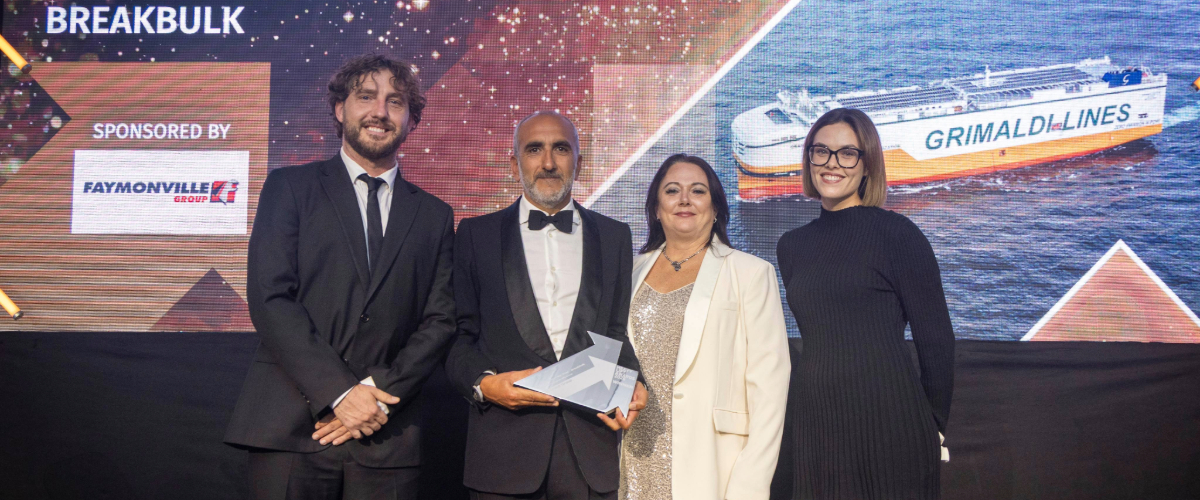 Grimaldi named Ship Operator of the Year at the Heavy Lift Awards